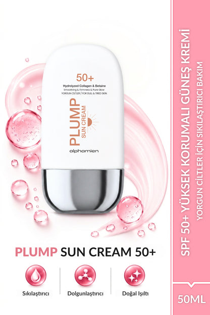 Cica Sun Cream + Plump Sun Cream + Hydra Sun Cream SPF50+ PA++++ UVA/UVB 50 ml 3’li Güneş Kremi Seti