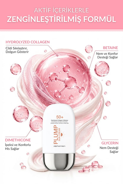 Plump Sun Cream + Hydra Sun Cream SPF50+ PA++++ UVA/UVB 50 ml 2’li Güneş Kremi Seti