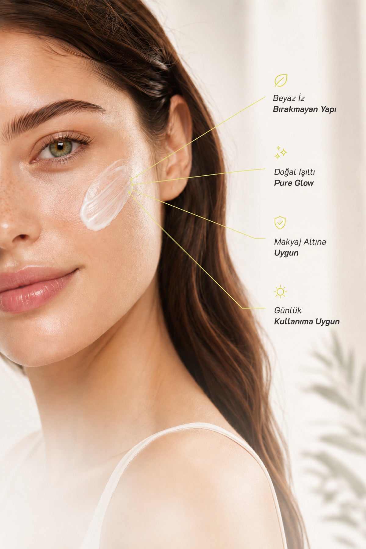 Cica Sun Cream Centella Asiatica / Hassas Ciltlere Özel SPF50+ PA+++++ UVA/UVB 50ml